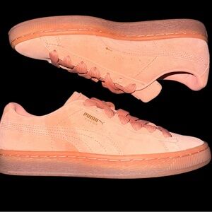 Puma Pink Suede (Desert Rose) Minimalist Design